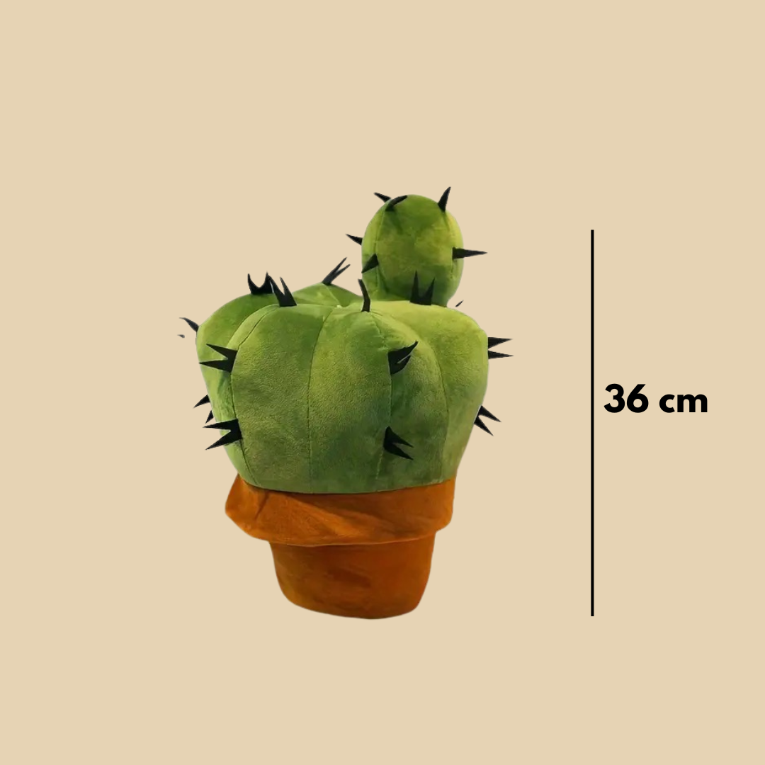 Peluche Cactus + Cobija Alocasia